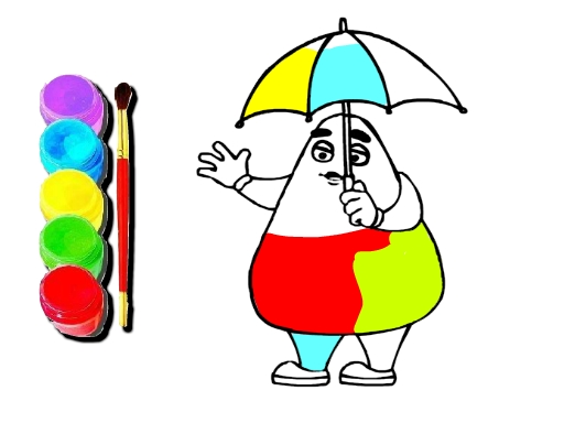 Grimace Click and Paint online Girls game