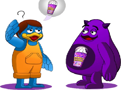 Grimace Monster Dop Story online Arcade game