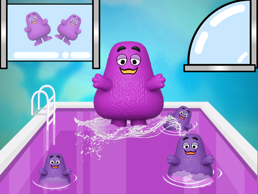 Grimace Shake Slide online Hypercasual game