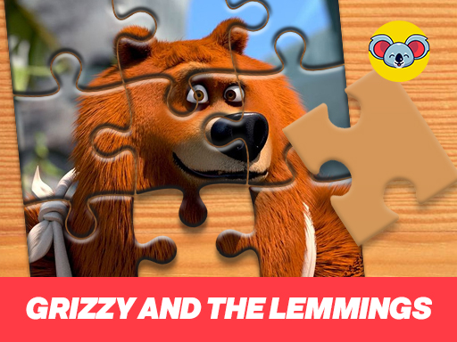 Grizzy and the lemmings Jigsaw Puzzle Planet online game