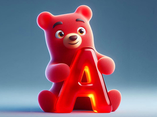 Gummy Letter Pop online game