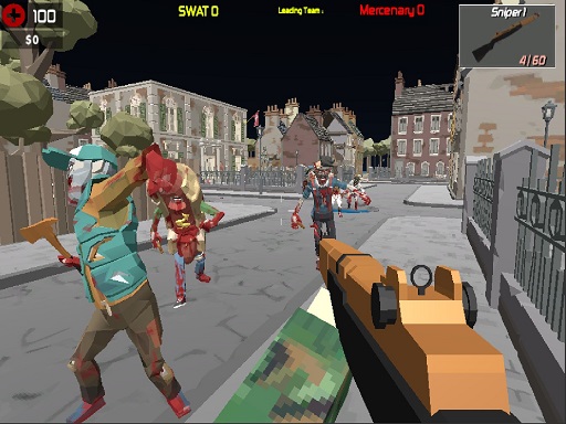 GunGame Poligon Battle Royale online game