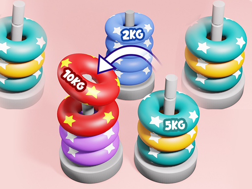 Gym Stack 3D online Hypercasual game