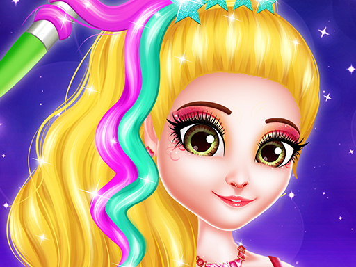 Hair Saloon Color by Number - Girls Fashion Games online game