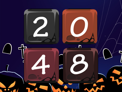Halloween 2048 online game