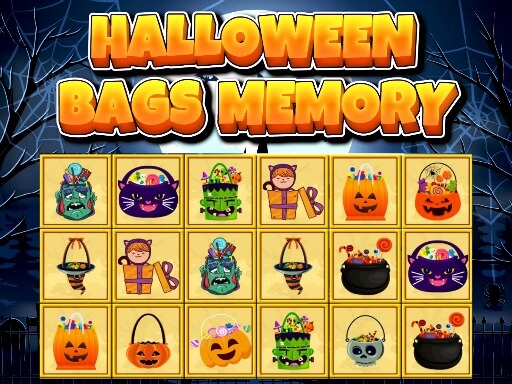 Halloween Bags Memory online game