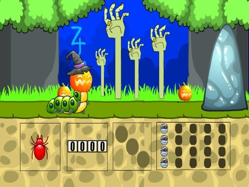 Halloween Caterpillar Escape online game