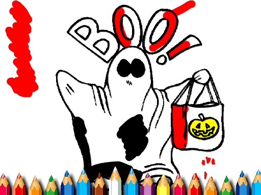 Halloween Coloring Book online Puzzle game