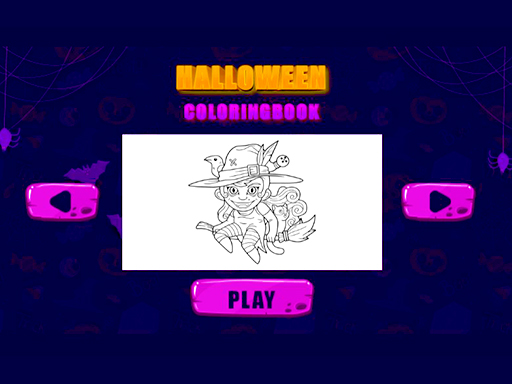 Halloween coloring books online Puzzle game