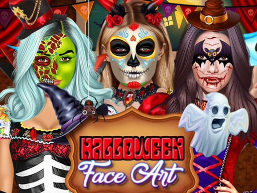 HALLOWEEN FACE ART online Girls game