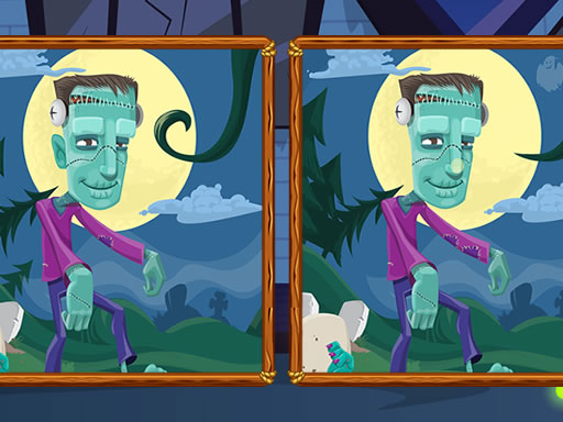 Halloween Find the Differences online Puzzle game