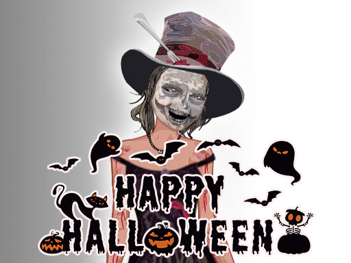 Halloween Girl Dressup online game