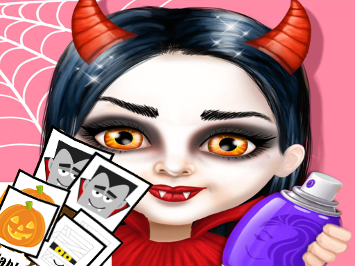 Halloween Girls - Memory Game online game