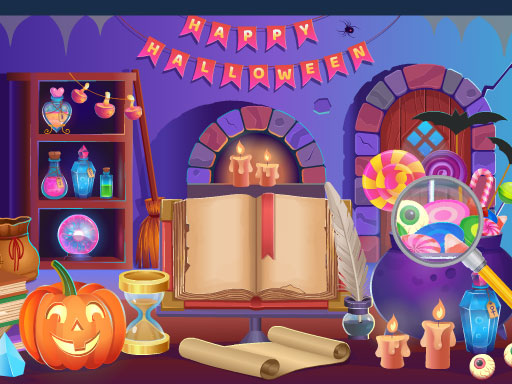 Halloween Hidden Objects online Puzzle game