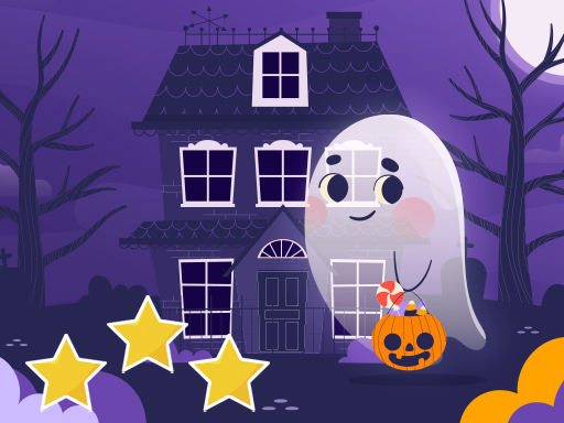 Halloween Hidden Stars online Puzzle game