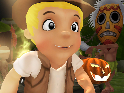 Halloween Island Running online Hypercasual game