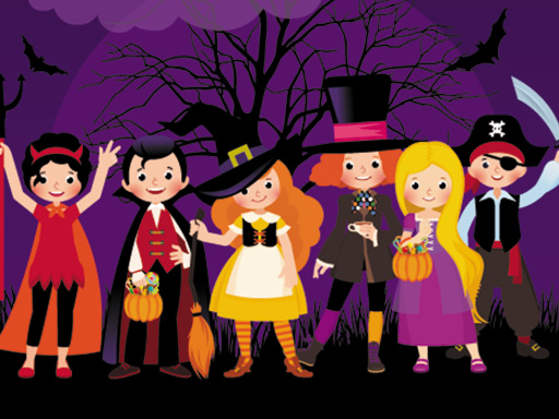 Halloween Kids Puzzle online Puzzle game