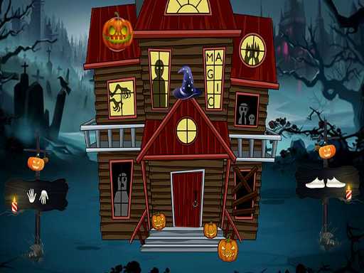 Halloween Magic Lady Escape online game