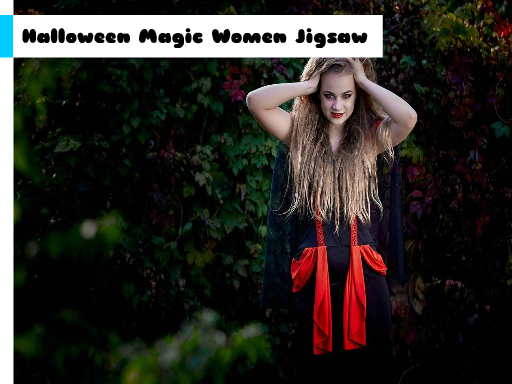 Halloween Magic Women Jigsaw online game
