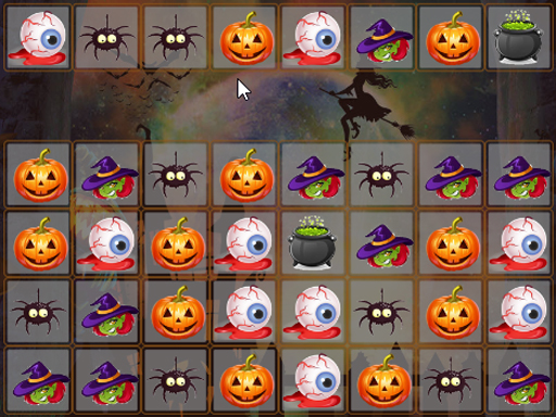 Halloween Match 3 Deluxe online Puzzle game