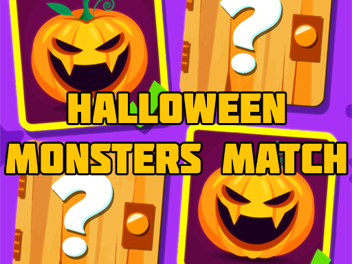 Halloween Monsters Match online game