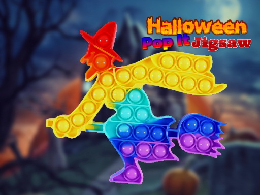 Halloween Pop It Jigsaw online game