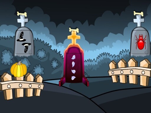 Halloween Scary Cemetery Escape online game