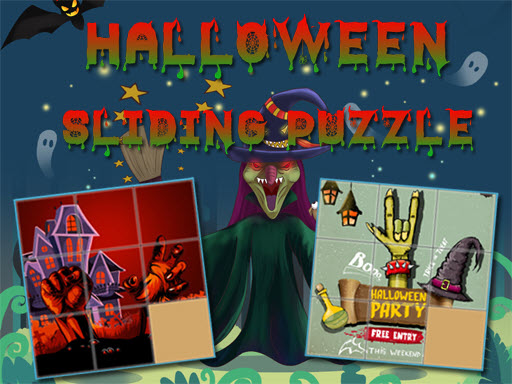 Halloween Sliding Puzzle online game