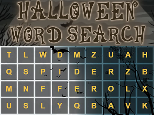 Halloween Word Search online game