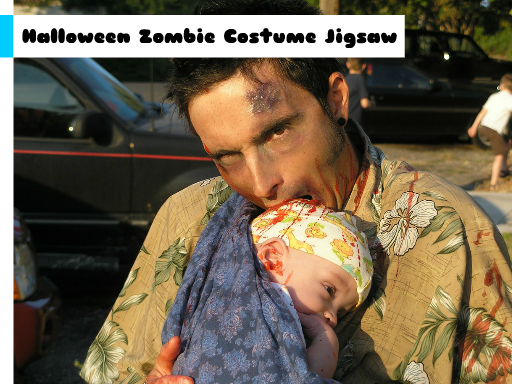 Halloween Zombie Costume Jigsaw online game
