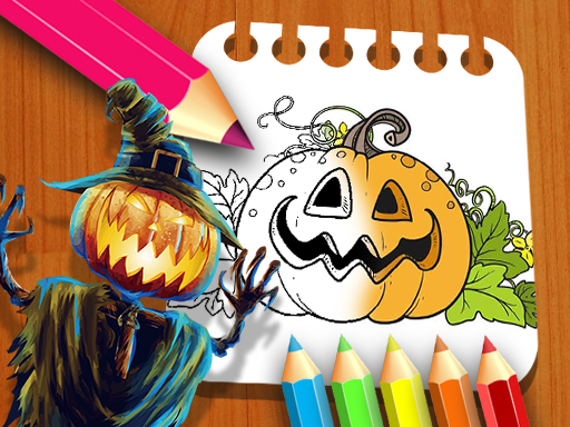 Hallowen Coloring Book online game