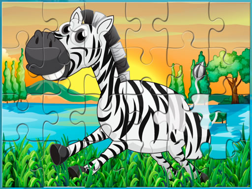 Happy Animals Jigsaw Game  online game