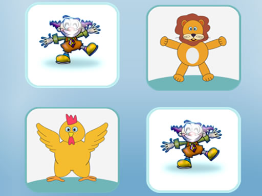 Happy Animals Memory Game online game
