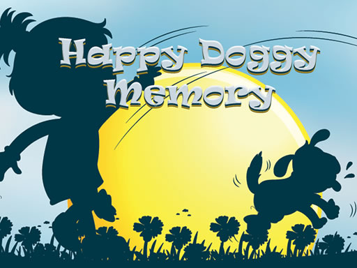Happy Dog Memory online game
