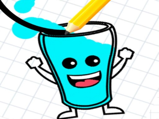 Happy Glass Draw lines online Puzzle game