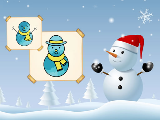 Happy Snowman Coloring online game
