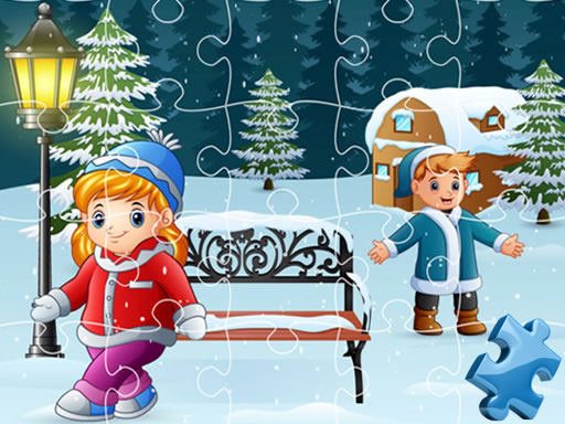 Happy Winter Jigsaw Game online game