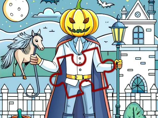 Haunted Puzzle Pieces online game