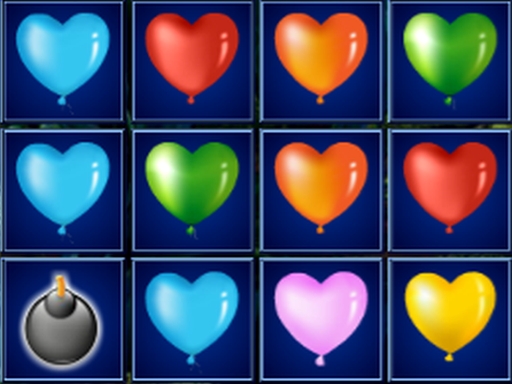 Heart Balloons Block Collapse online game