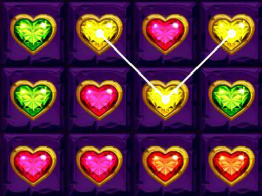Heart Gems Connect online Girls game