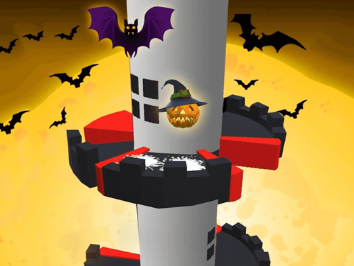 Helix Jump Halloween online game