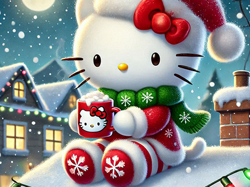 Hello Kitty Christmas Puzzle: Festive Holiday online game