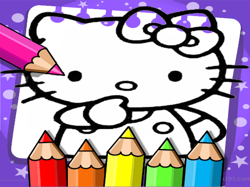 Hello Kitty Coloring Book online Puzzle game