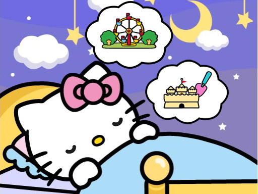 Hello Kitty Good Night online Girls game
