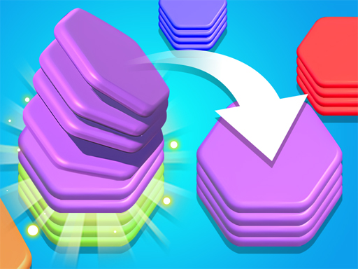 Hexa Sort 3D online game