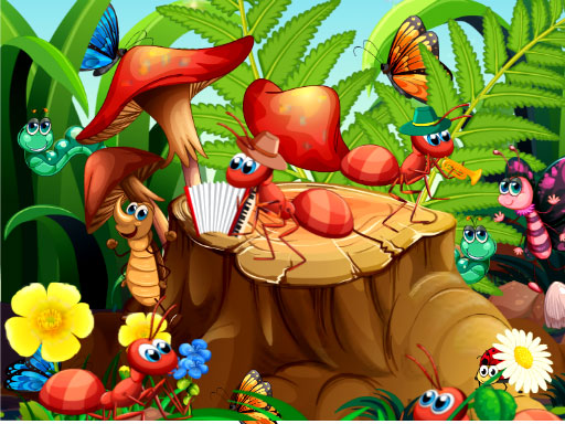 Hidden Objects Insects online game