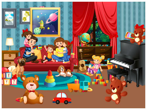 Hidden Toys online Puzzle game