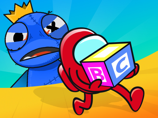 Hide And Seek Blue Monster online Puzzle game