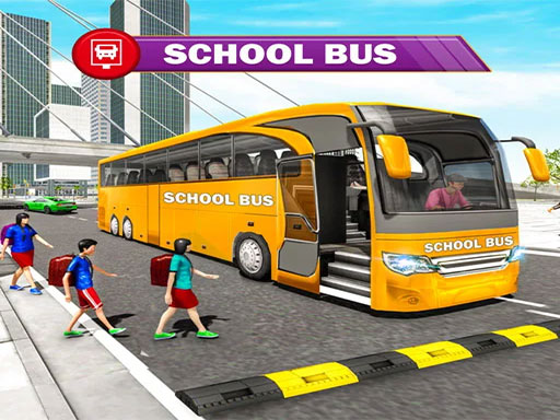 High School Bus Game online Racing game