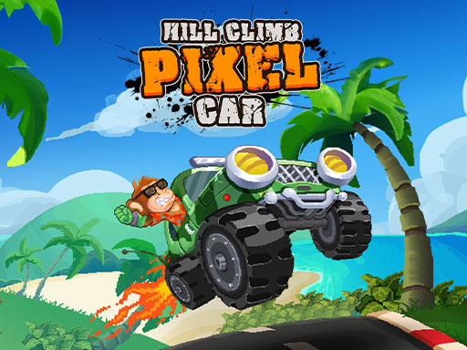 Hill Climb Pixel Car online Racing game
